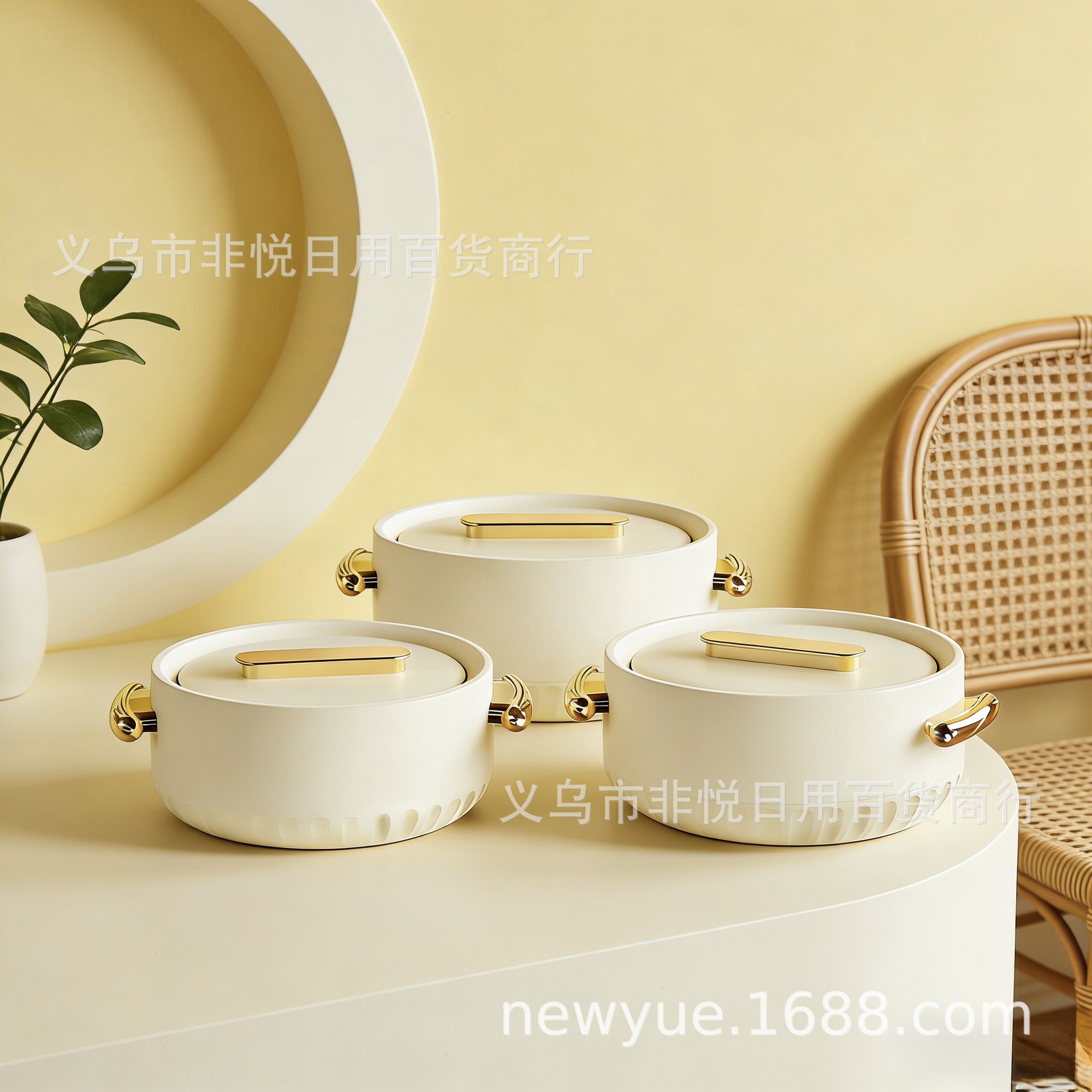 NEW Cross-border Hot Sale Factory Direct Sale FOODWARMER Insulated Food Container Set for Africa Nigeria 3-piece Set