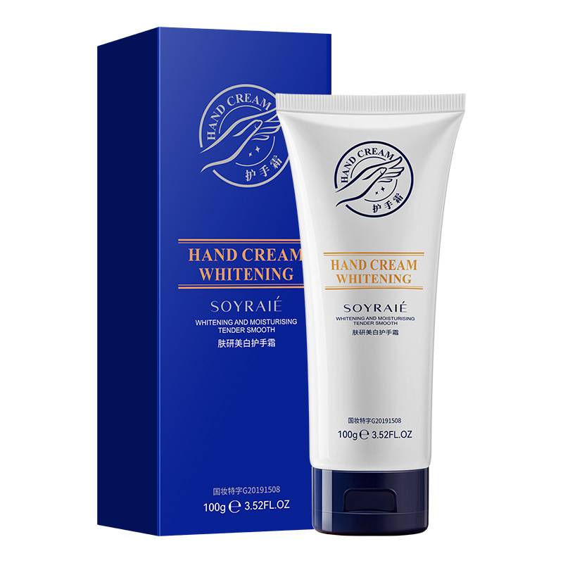 Xiyu Skin Care blanqueador crema de manos humectante anti-agrietamiento mejora la mano seca caja de regalo crema de manos al por mayor