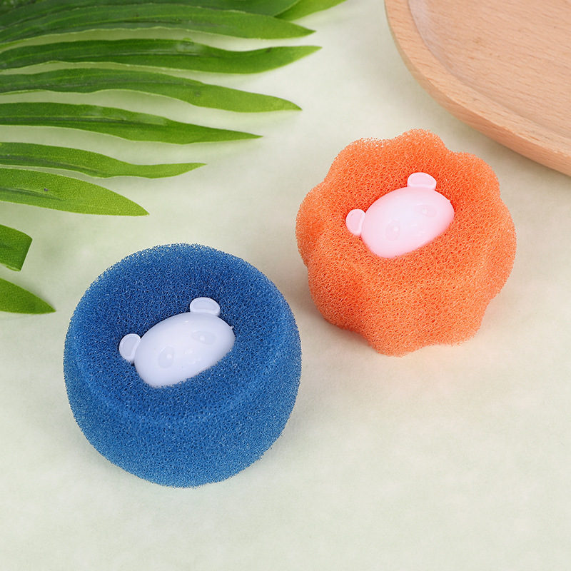 Sponge washing ball clothes wrapped sticky hair ball washing machine…