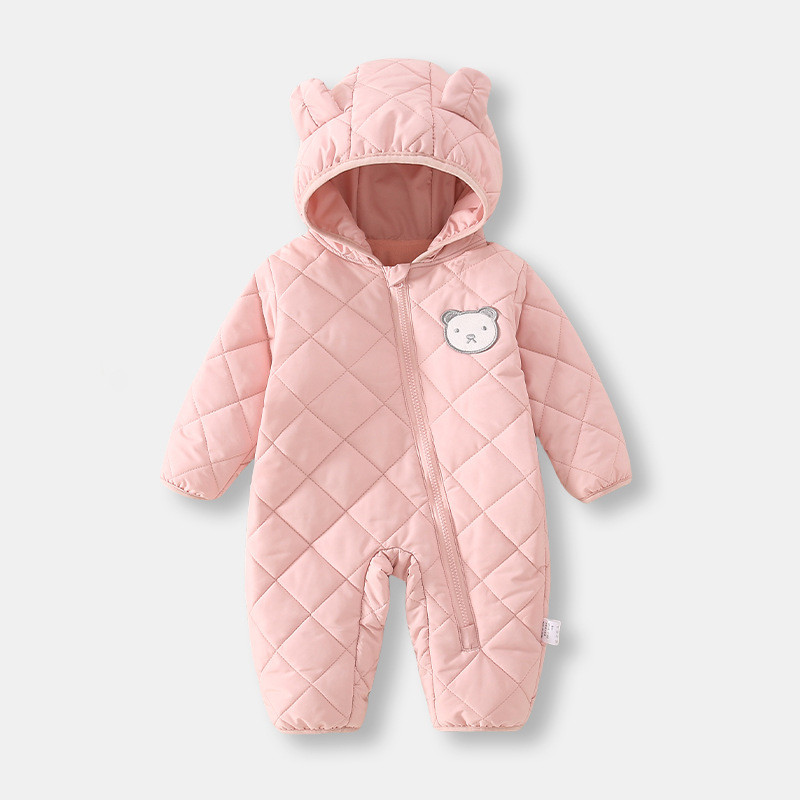 Categoría A ropa de invierno para bebés para hombres y mujeres, monos acolchados, ropa de algodón, ropa para gatear para recién nacidos, ropa de algodón cálida para salir