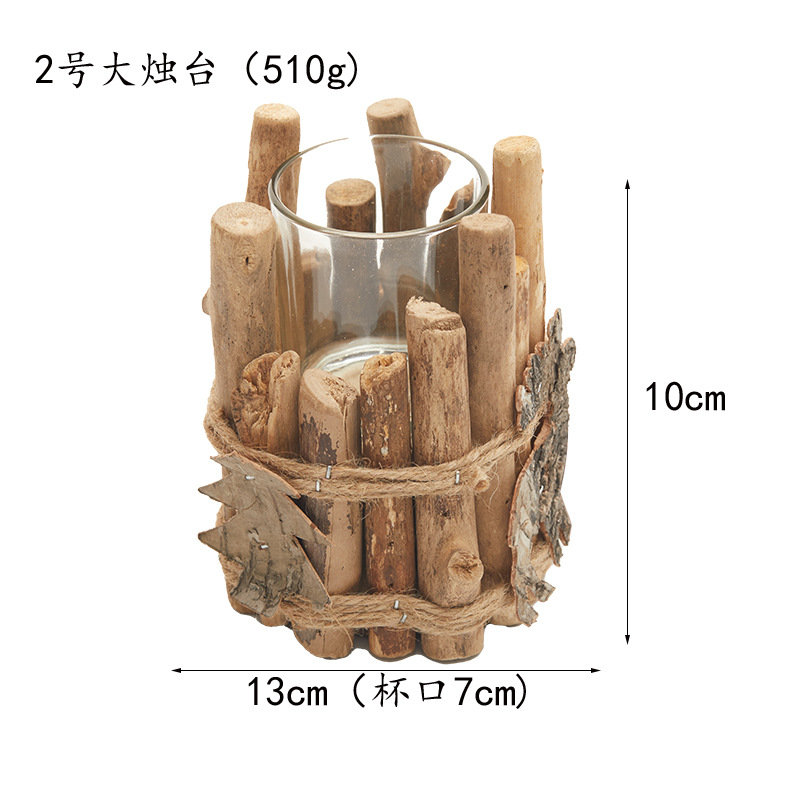 Muebles de madera candelabrera decoración