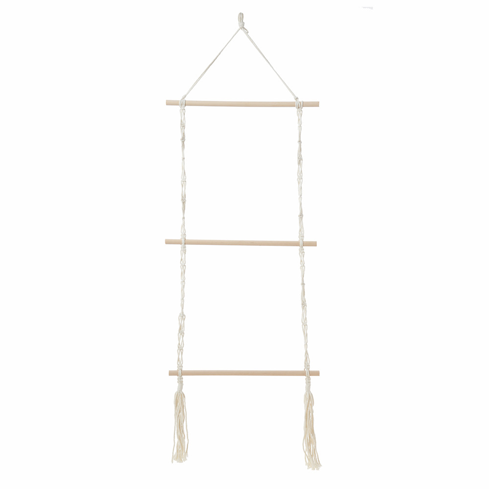 북유럽 스타일 손으로 짠 벽 매는 밧줄 스토리지 보드 간단한 벽 장식 화분 사진 꽃 냄비 스토리지 랙