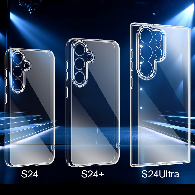 Suitable for Samsung S25 Ultra Fine-Hole Transparent Phone Case, Not Prone to Yellowing, Full Coverage Lens Soft Tpu Protective Case