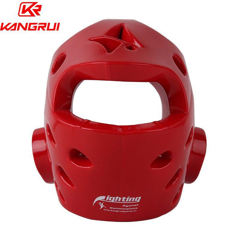 Kangrui fabricante genuino lote de protección de cabeza de taekwondo personalizado moldeado casco de boxeo Sanda