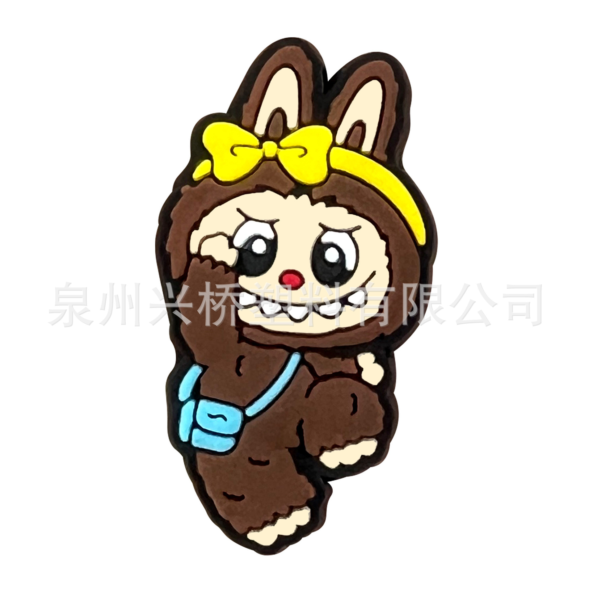 Labubu クロスボーダークロックス diy アクセサリーかわいい PVC ソフトゴム装飾バックル卸売クロックス靴アクセサリー