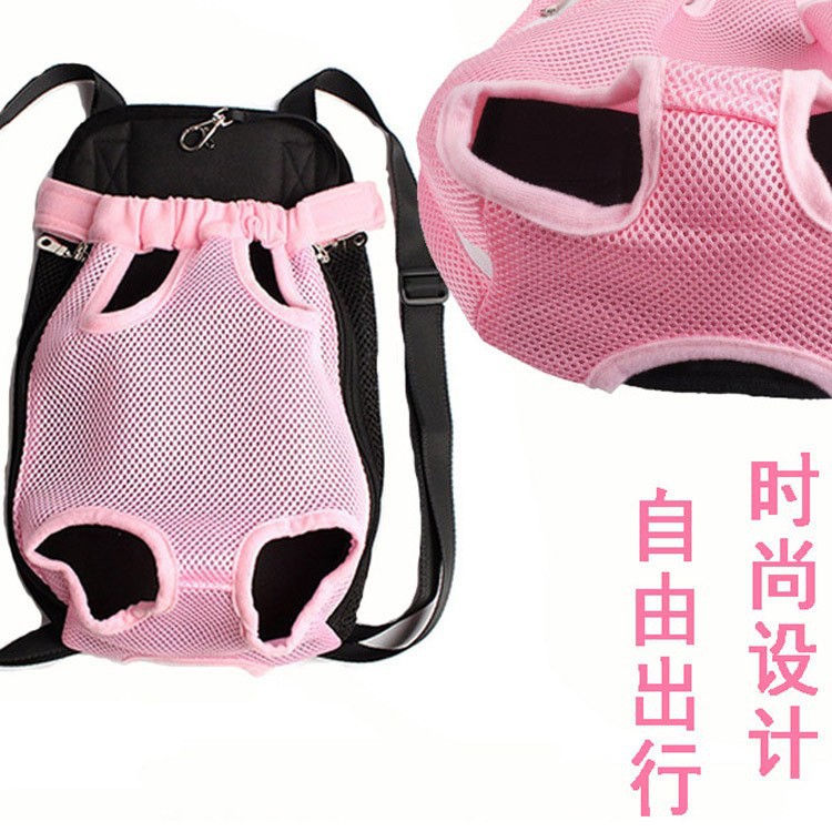 Mochila para mascotas clásica, para perros y gatos, transpirable y portátil, tipo mochila de pecho, venta de fabricantes.