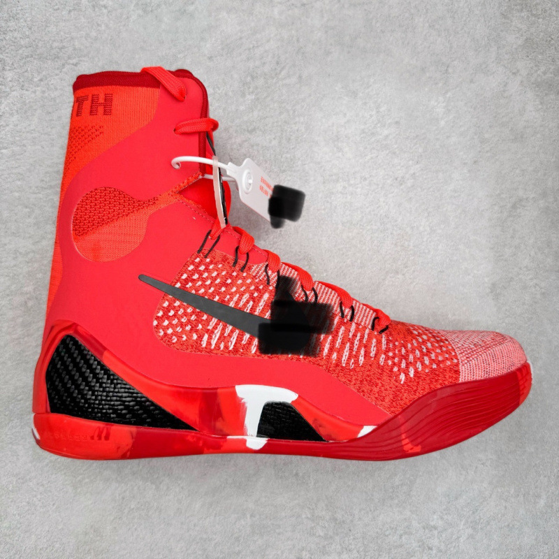 Original Kobe 9 High-Top Basketball Shoes Retro Mesh Breathable Practical Outdoor Sports Sneakers Men's Trendy Shoes