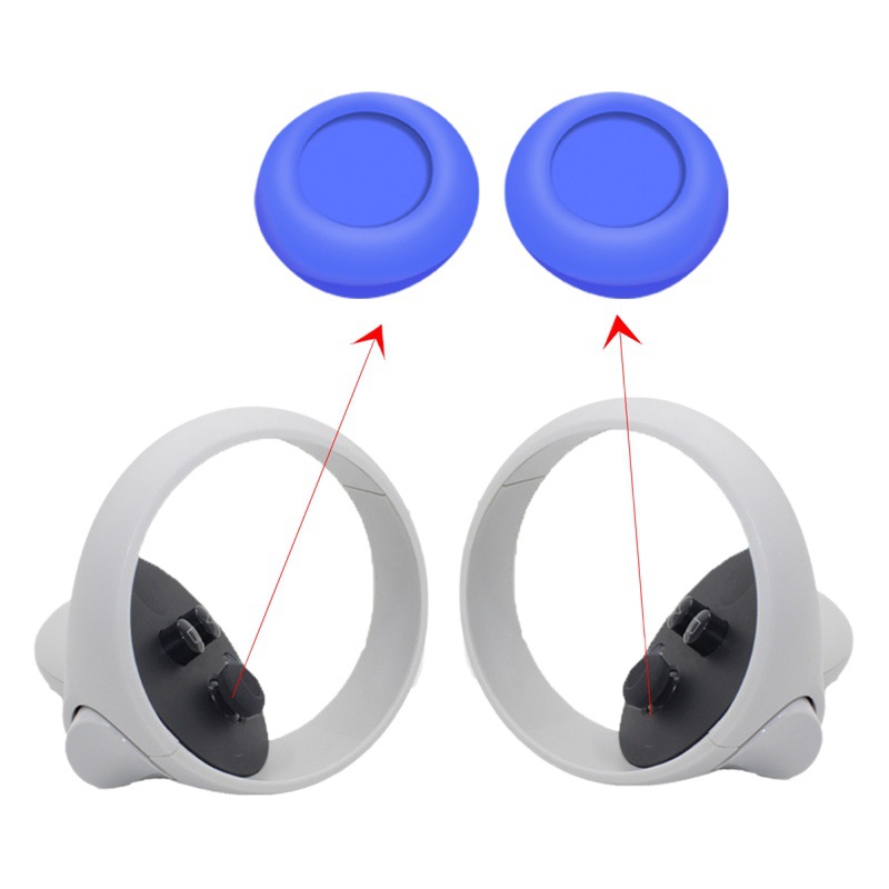 Oculus quest2 todo incluido mango de silicona cubierta protectora host cubierta protectora antideslizante resistente a la caída de 7 piezas VR Accesorios