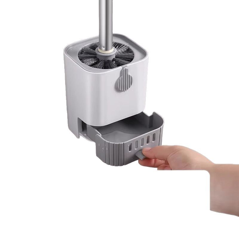 Wholesale cepillo de inodoro de mango largo para hogares sin esquina muerta inodoro 2025 nuevo cepillo de inodoro limpio colgado en la pared