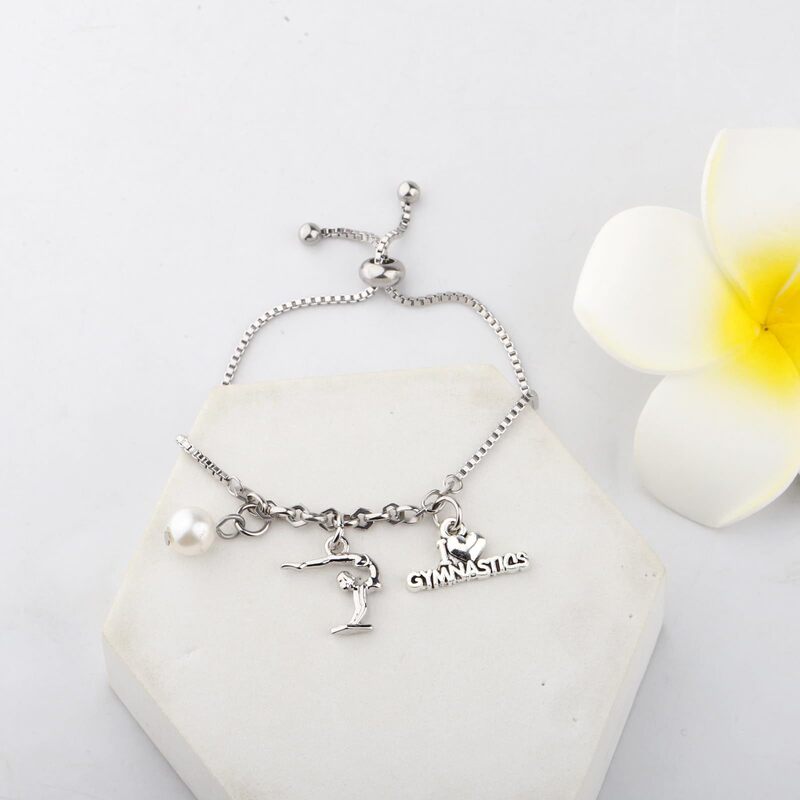 Gymnastics Coach Gifts, Gymnastics Coach Appreciation Gifts, I Love Gymnastics Bracelet Accessories Gymnastics Coach Gifts, Gymnastics Coach Appreciation Gifts, I Love Gymnastics Bracelet Accessories