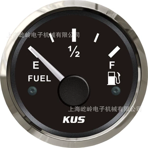 KUS Genuine Oil Level Gauge Fuel Gauge 12/24V Marine/Automotive Instrument with Light