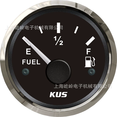 KUS Genuine Oil Level Gauge Fuel Gauge 12/24V Marine/Automotive Instrument with Light