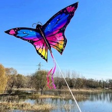 动态蝴蝶风筝网红新款外贸仿真蝶风筝儿童风筝跨境亚马逊仿真蝴蝶