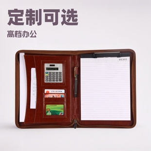 Manufacturer Supplies A4 Office File Folder, High-End Satchel Briefcase, Can Be Printed with Logo, A4 Satchel