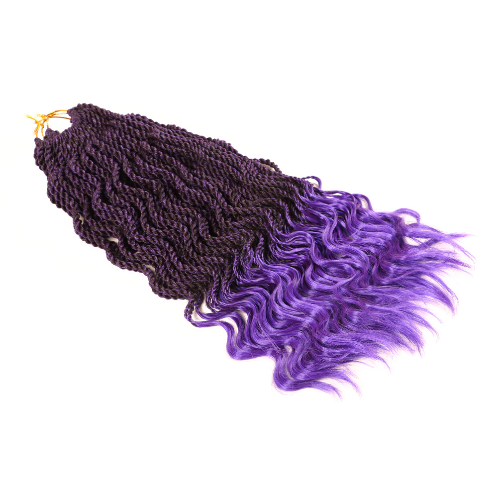 Chemical Fiber Two Strand Swallowtail Dreadlocks Crochet Hair Wig_voghion.com