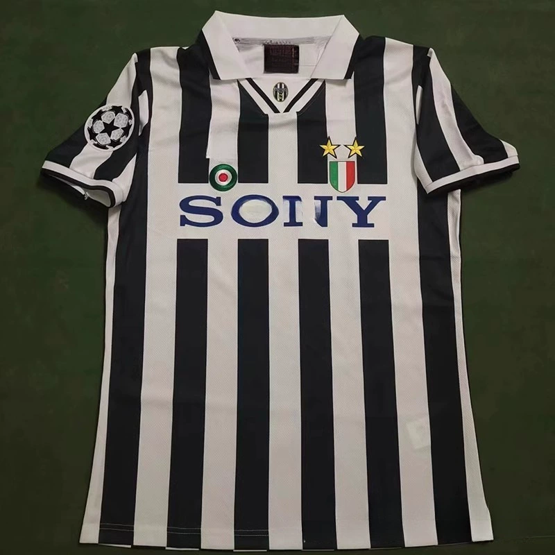 Джерси Ювентус 9597989900141516 C Ronalbara Pilllo Pogba, ретро футбольная форма с длинным рукавом