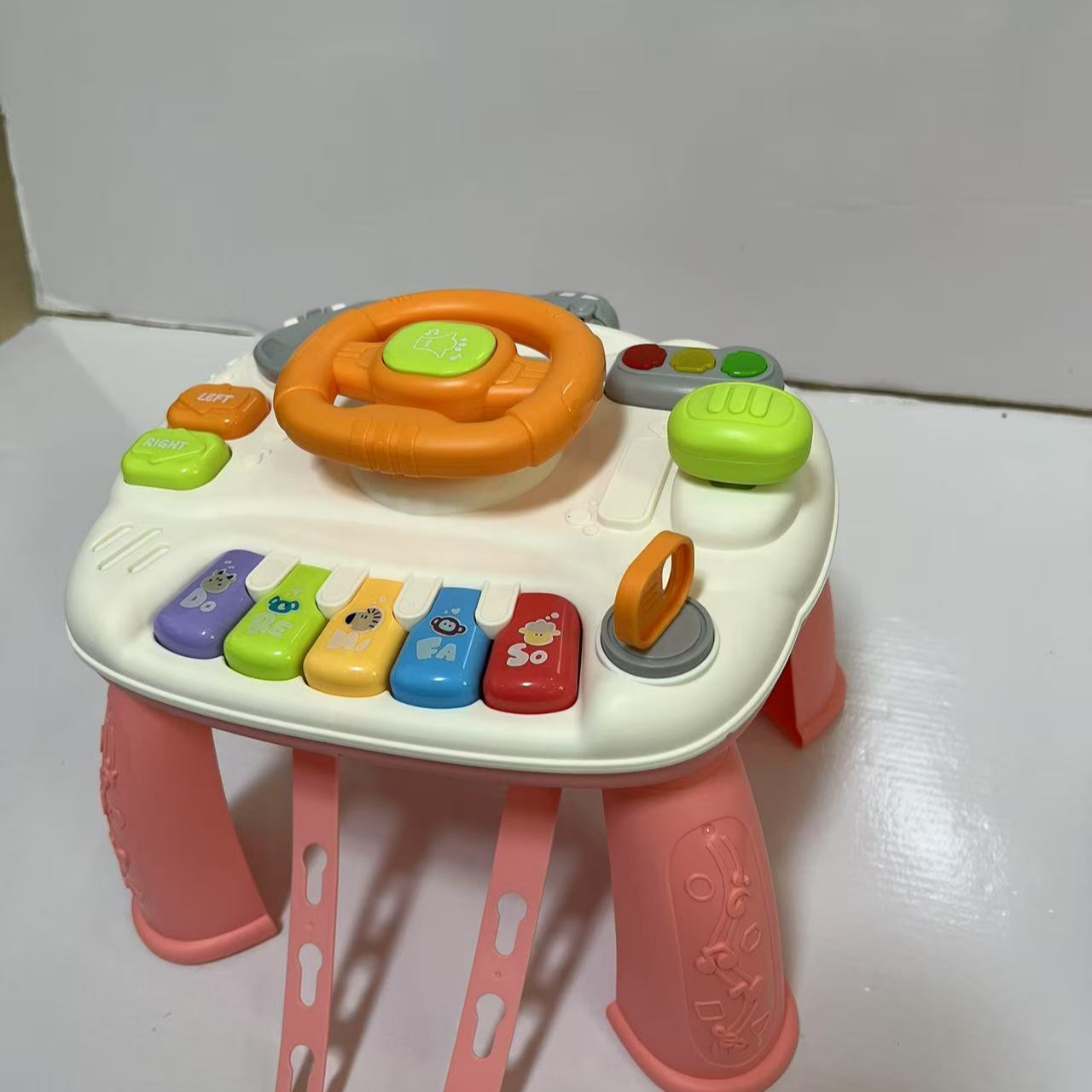 Mesa de juegos para bebés transfronterizos, volante, regalo de puzzle para bebés de un año, mini juguetes inteligentes multifuncionales para recién nacidos