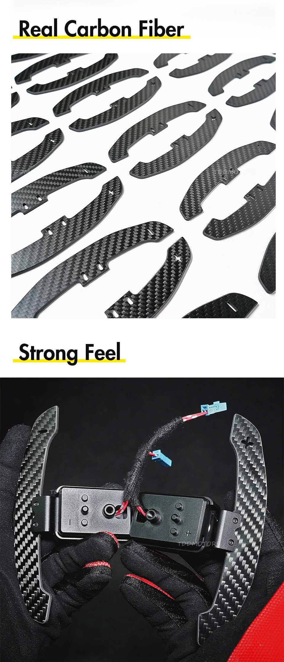 Real Carbon Fiber Magnetic Paddle Shifters for Supra A90 A91 2019-2024
