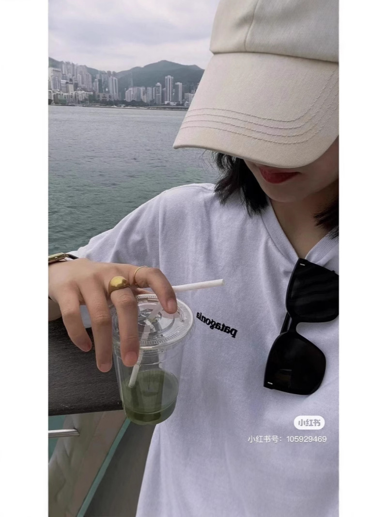 天井パタ アウトドア 半袖 Tシャツ 男女兼用 クラシック P-6 マウンテンプリント 万能 240g カップルスタイル