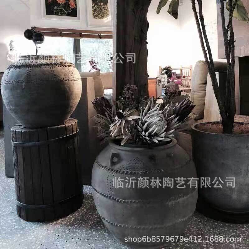 Taza de cerámica decoración personalizada de cerámica vintage vasijas de flores antiguas vasijas de cerámica artísticas vasijas de cerámica