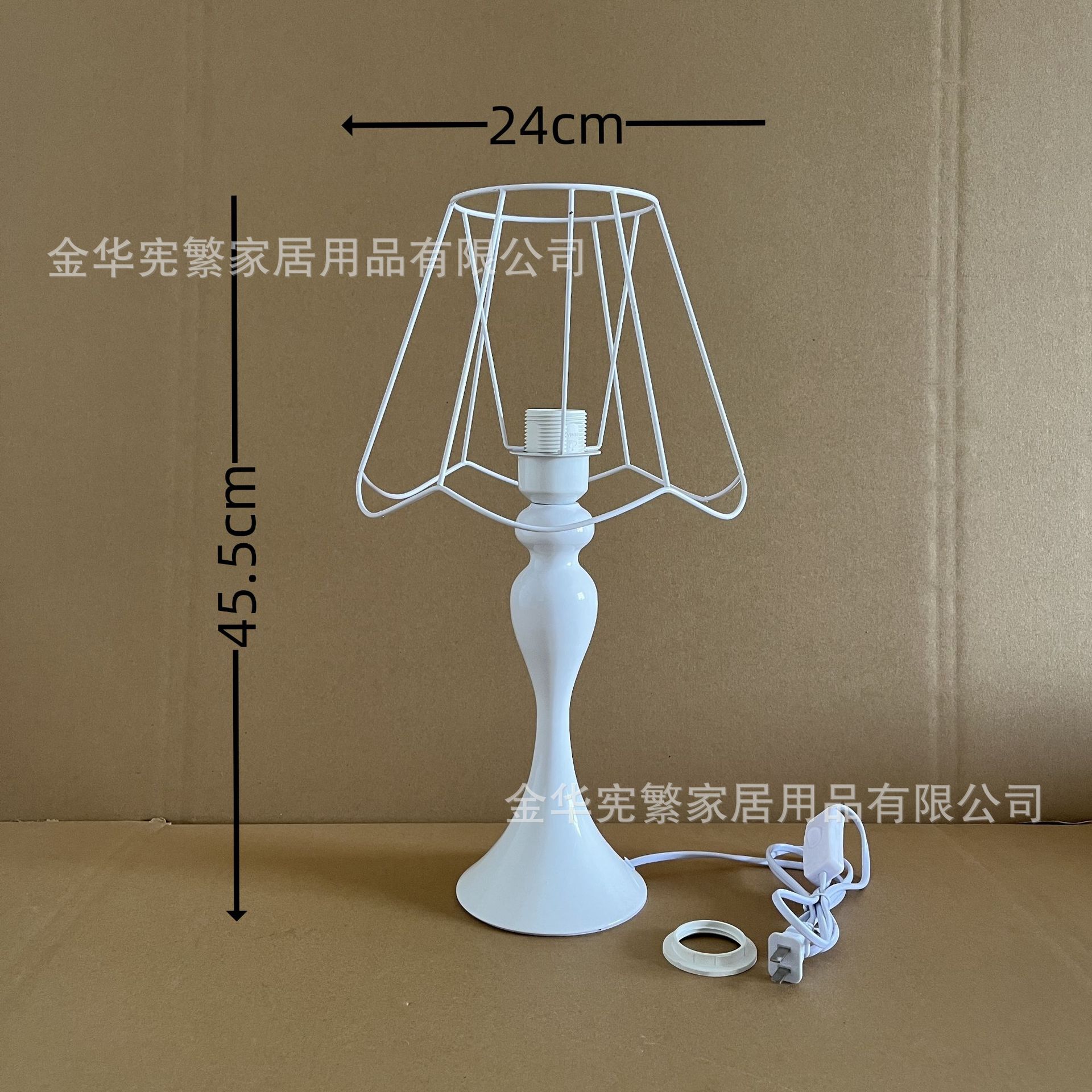 Xianfan pequeño libro rojo recomienda base metálica sirena combinación de marco de hierro con interruptor de botón de cable DIY hecho en casa