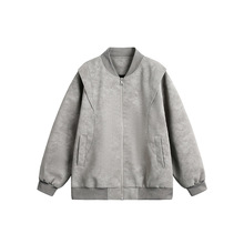 美式解构cleanfit棒球服外套男春秋潮牌设计感宽松立领飞行员夹克