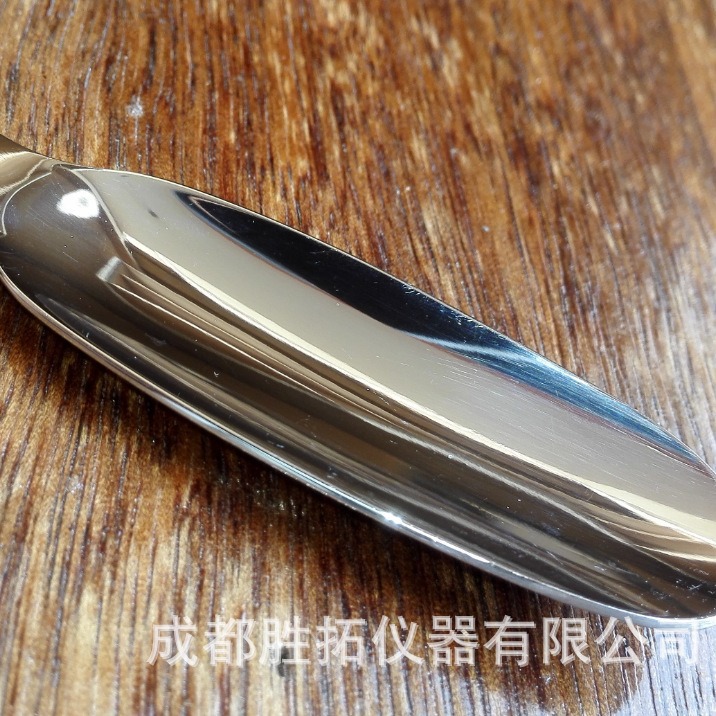 日本新泻不锈钢药勺，多功能甜点抹刀勺，3DIA烘焙用双头刮刀