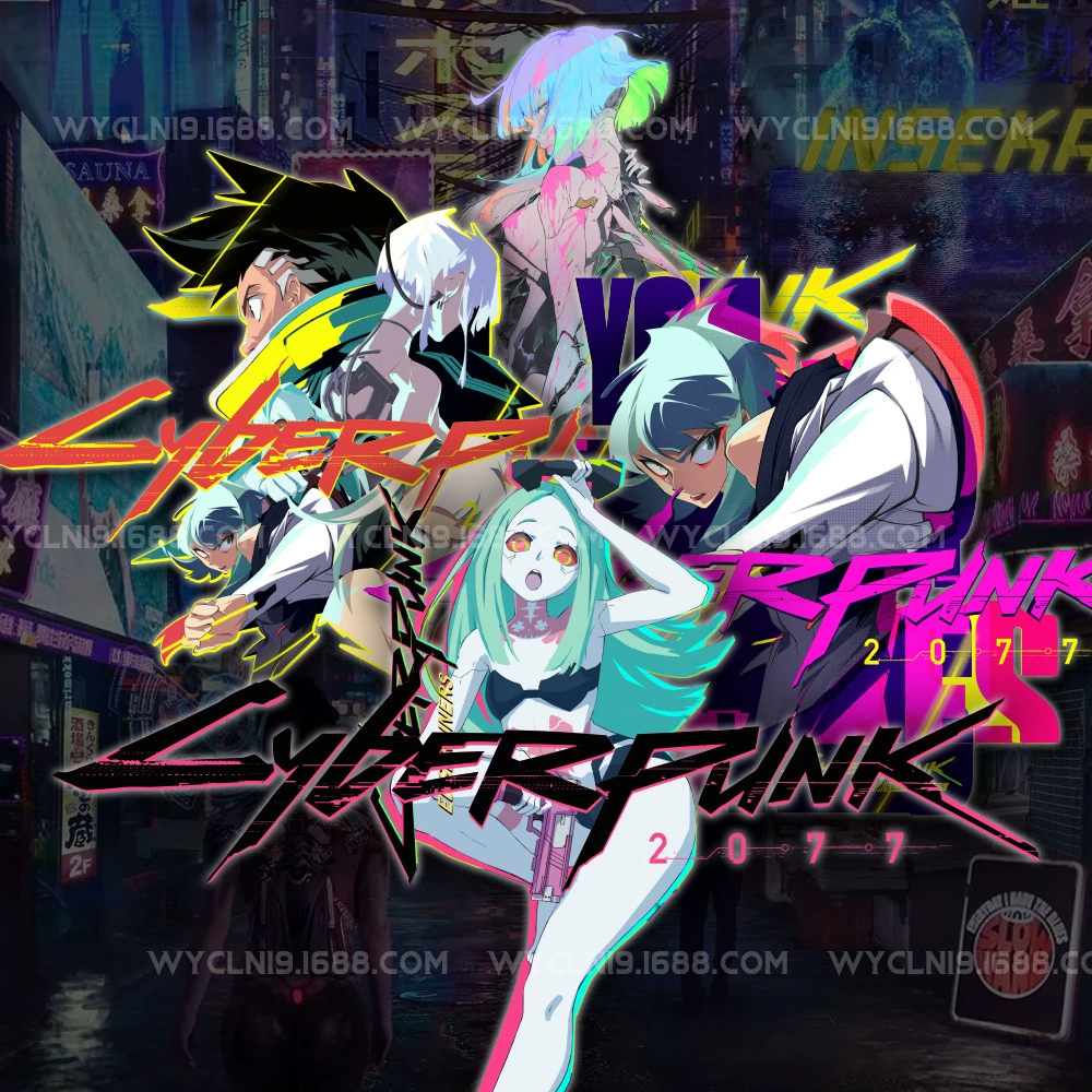 Cyberpunk 2077 автомобильные наклейки электромобиль мотоцикл наклейки на кузов компьютера шасси тележки Чехол светоотражающие автомобильные наклейки