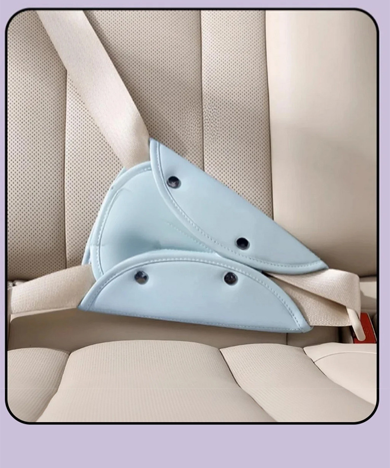 Children's Car Seat Belt Anti-Stranglehold Adjustment Holder Baby Car Strap Auxiliary Belt Shoulder Pad Protective Cover