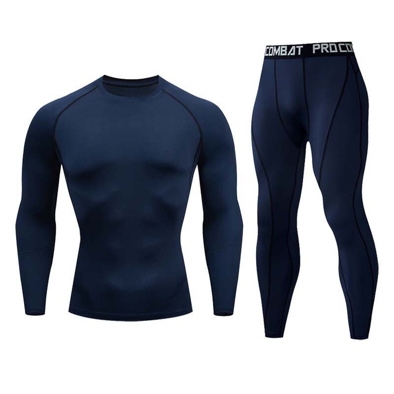 Men's Quick-Drying Tights Sports Fitness Colorful Long-Sleeved Running High-Elastic Suit Base Training Quick-Drying and Breathable Men's Quick-Drying Tights Sports Fitness Colorful Long-Sleeved Running High-Elastic Suit Base Training Quick-Drying and Breathable