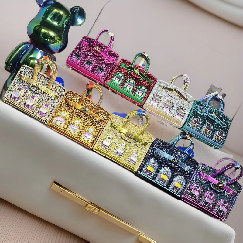 New Mini House Bag Pendant Earphone Port Bag Charm Blind Box Car Mini Bag Cartoon Pendant