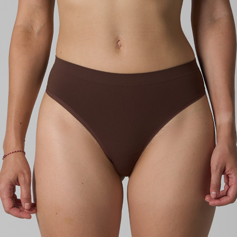 Soft Smooth Seamless Brief Women's Soft Seamless Briefs Yoga Inner Strip-free Underwear