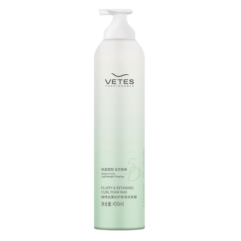 Vitus フォームムース ふわふわ保湿 ナチュラルロングラスティングスタイリングカーリングフォーム ヘアワックス カーリーヘアスタイリング|undefined