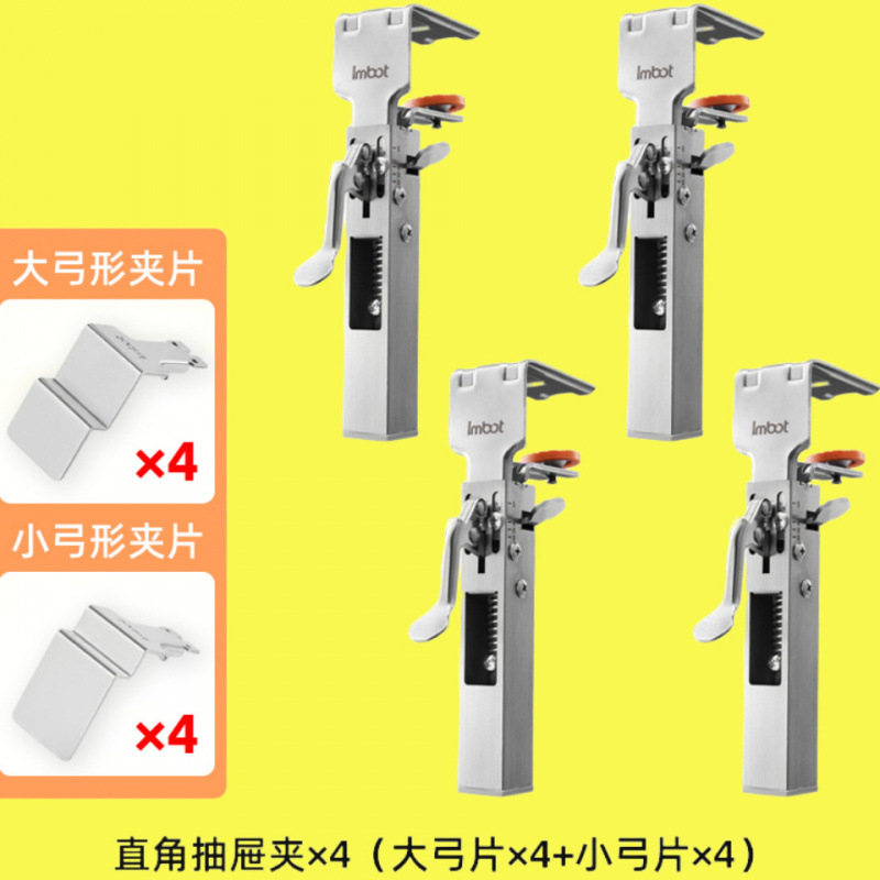 Clip de fijación de instalación de cajón Clip de cajón de prensa Clip de fijación de instalación de cajón sin manija