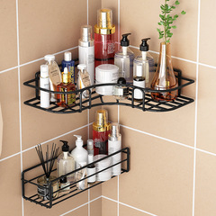 三角置物架免打孔衛生間浴室牆上壁掛廁所洗澡洗手間牆角收納架子