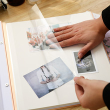 相册影集diy相册本纪念册自粘贴式覆膜家庭手工情侣大容量插陵星