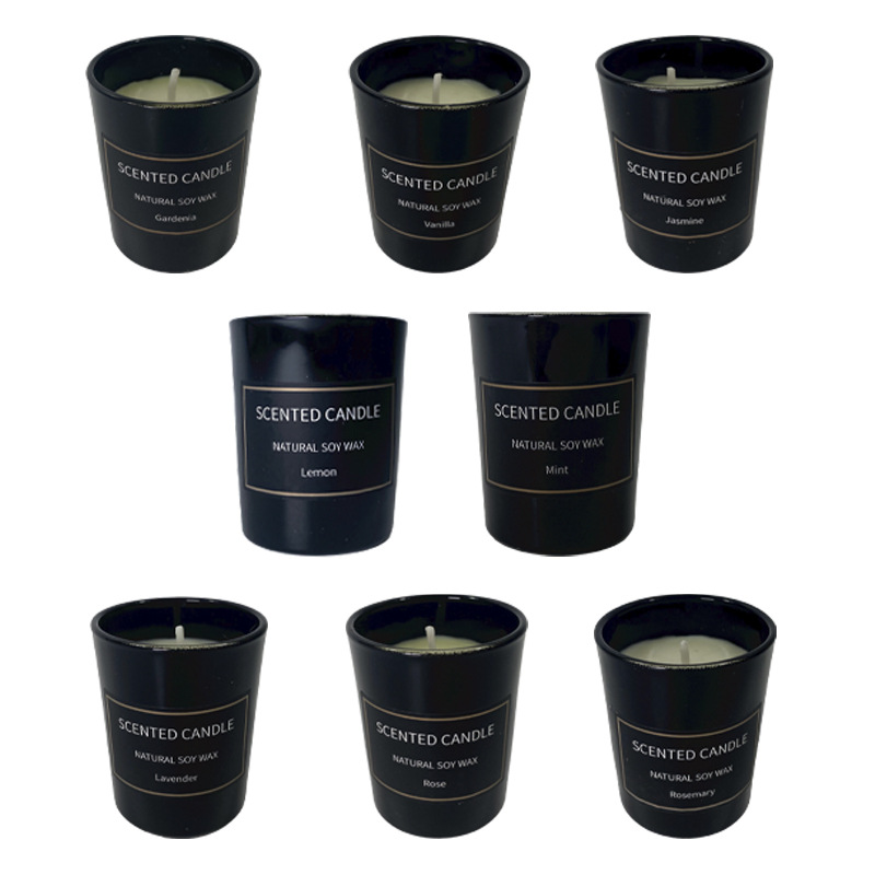 Juego de velas de aromaterapia caja de regalo de mano de boda casa romántica confesión de cumpleaños Día de San Valentín vela de aromaterapia sin humo