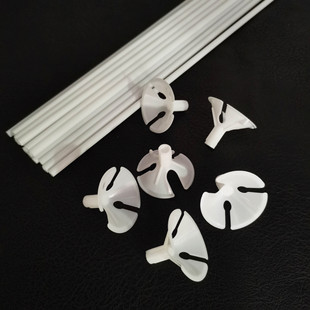 Manufacturer Wholesale 41cm Holiday Advertising Balloon Holder White Latex Balloon Pole Drag Holder Balloon Accessories
