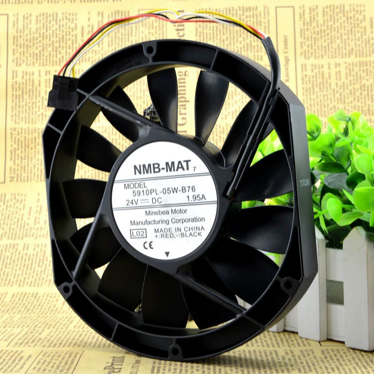 Оригинальный NMB 5910PL-05W-B76 24V 1.95A 17025 серверный вентилятор