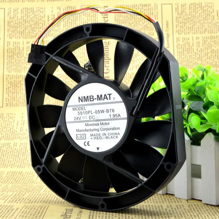 Оригинальный NMB 5910PL-05W-B76 24V 1.95A 17025 серверный вентилятор