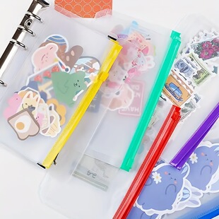 W 96685 Loose-leaf PVC Storage Pen Bag ��퓱� PVC �ռ{�P��