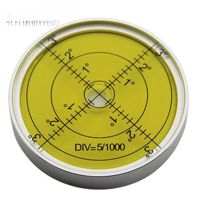 15 minutos nivel universal de metal magnético 6012 mini nivel de alta precisión burbuja de aire de nivel pequeño burbuja horizontal redonda