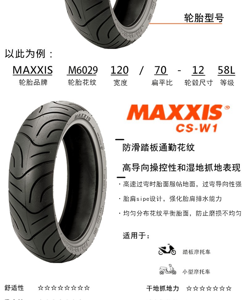 Magis Semi-hot Melt Durable Motorcycle Tire M6029 Pedal Tire N1 Electric Car sports car Outer Tire