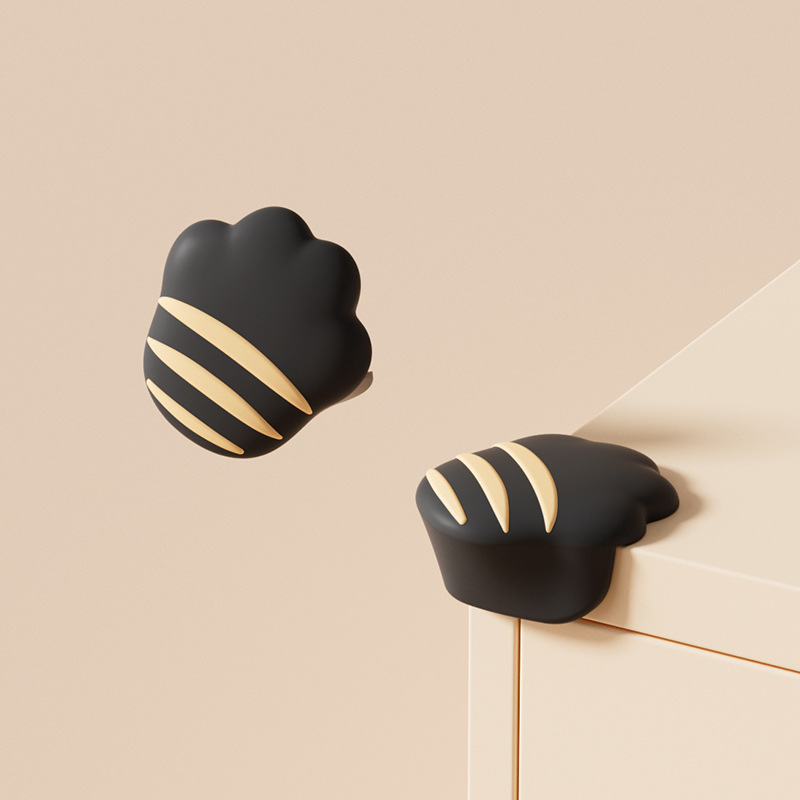 Animales transfronterizos Conejo Silicona Esquina de mesa Esquina de protección Esquina anticolisión Esquina anticolisión para niños Equipo de protección de seguridad para bebés