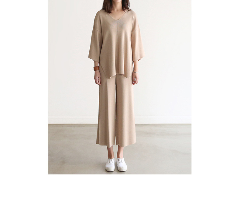 Wide-leg Pants Set 7