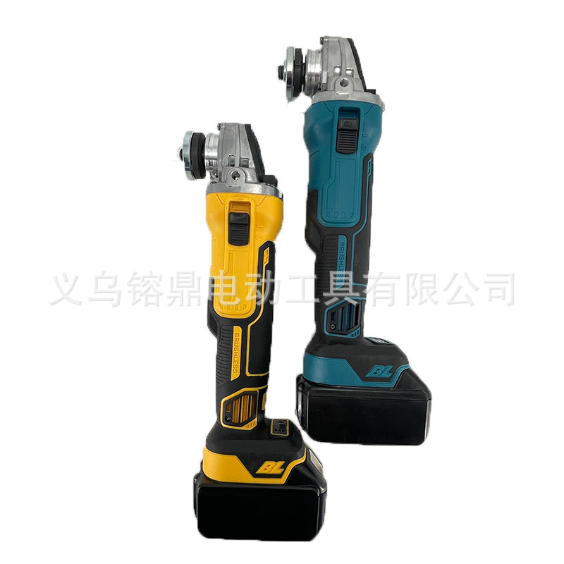 得伟款无刷充电角磨机锂电池抛光机切割打磨机充电式磨光机批发