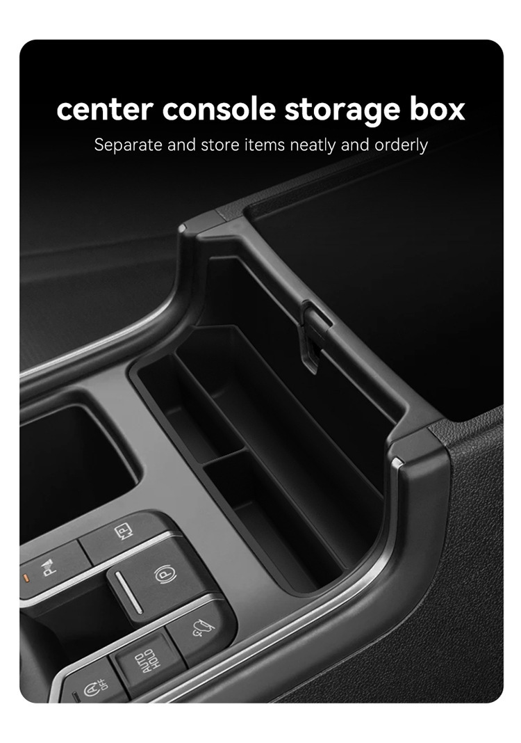 Suitable for 21-25 Sorento Central Control Armrest Box Front Storage Box Automotive Supplies Modification Accessories