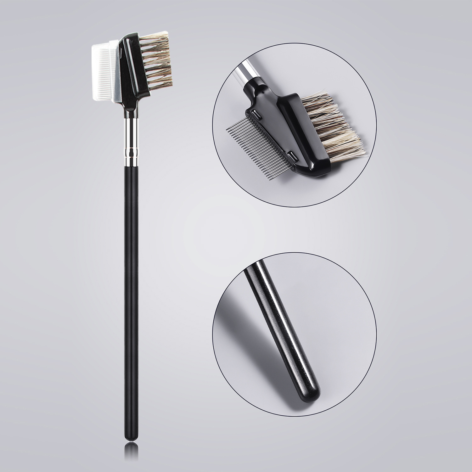 Sombra solo cepillo de maquillaje de alta calidad grande cepillo suelto cepillo de La Fundación cepillo de sombra de ojos cepillo en forma de abanico belleza