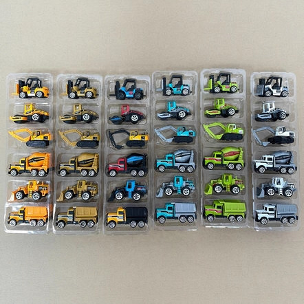 Scale 1:64 alloy sliding engineering vehicle Children's engineering vehicle model alloy car strip car model
