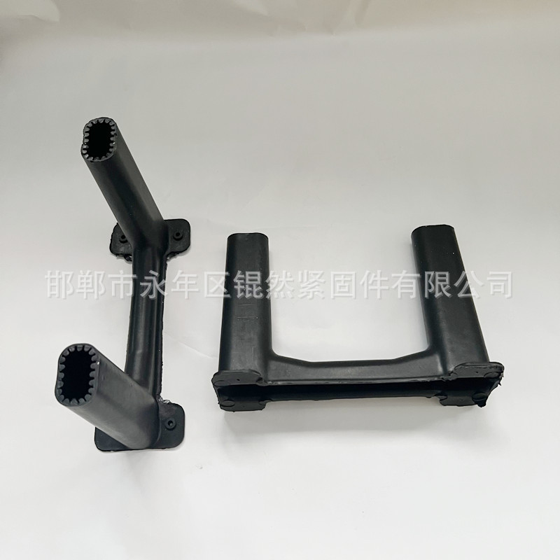 U型丝保护套隔塑料隔离套180预埋件隔离件工字钢U型环套管底座